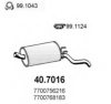 RENAU 7700756216 End Silencer